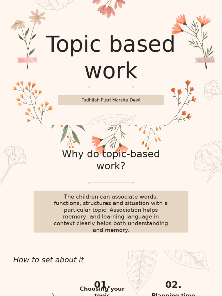 Effective Topic-Based Language Learning | PDF