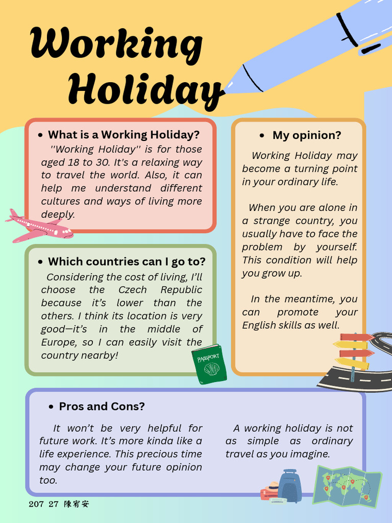 Working Holiday 1 | PDF