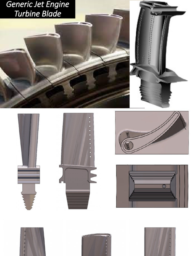 Turbine Blade For Jet Engine | PDF