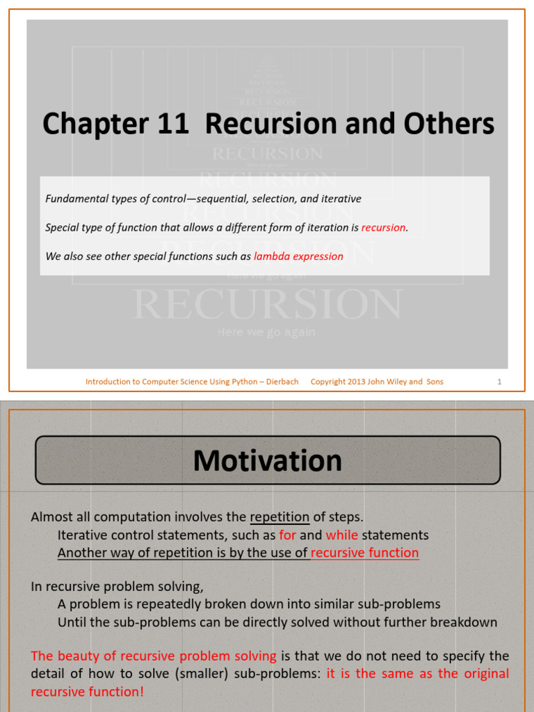 Understanding Recursion in Python | PDF | Recursion | Anonymous Function