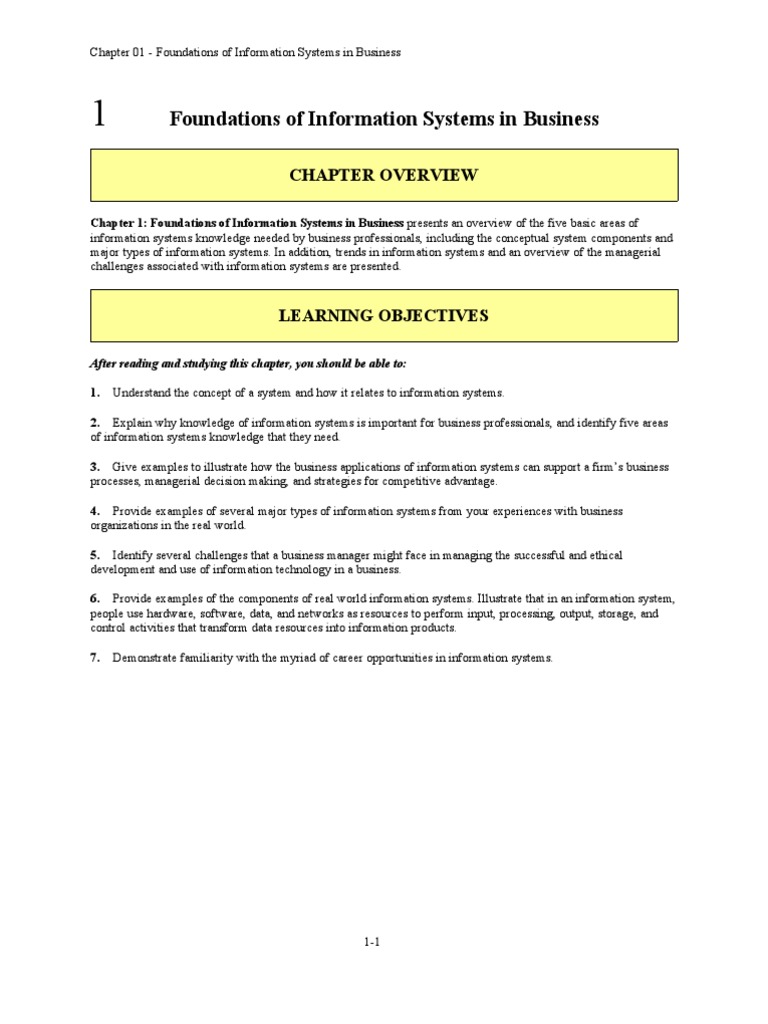 Chap 001 | PDF