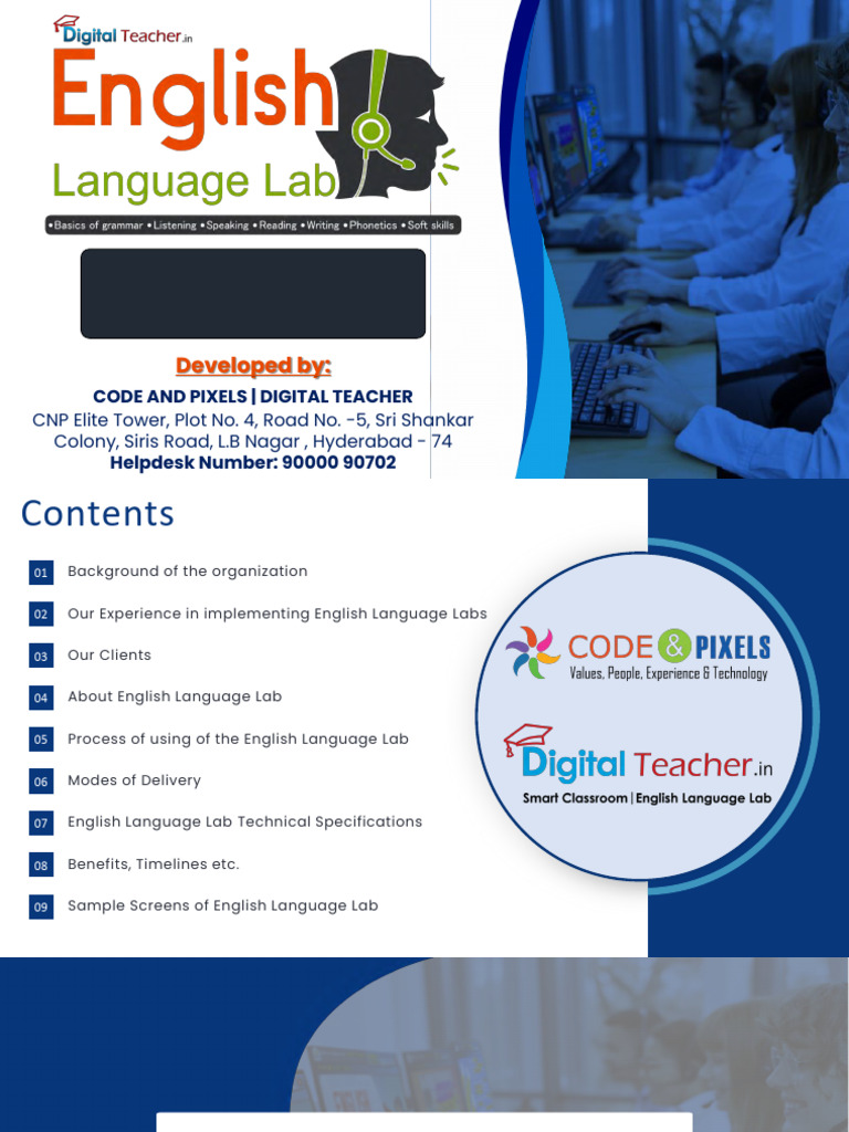English Language Lab Overview | PDF | Syllable | Stress (Linguistics)