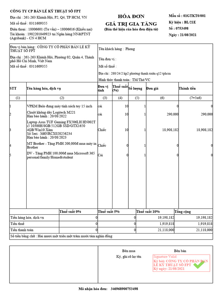 FRT Invoice 34696890 | PDF
