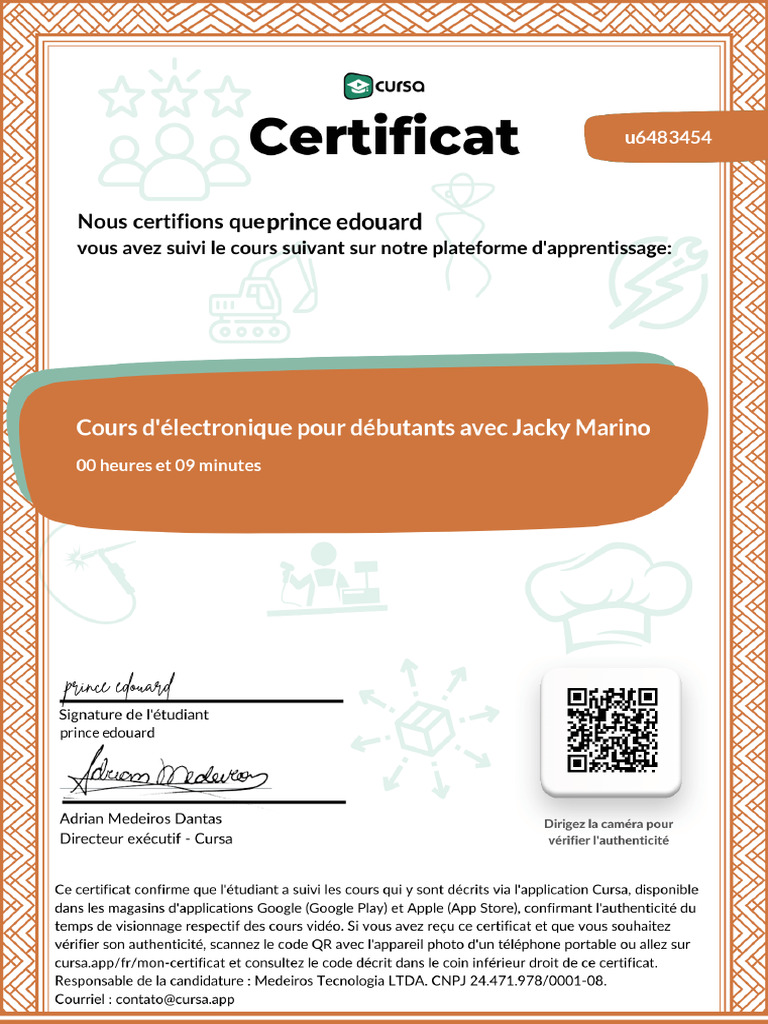 Certificat | PDF