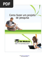 Como Fazer Um Projeto de Pesquisa Ref Email Pg4 29-08-11reginachisiolari