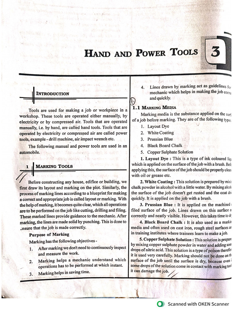 Hand and Power Tool | PDF
