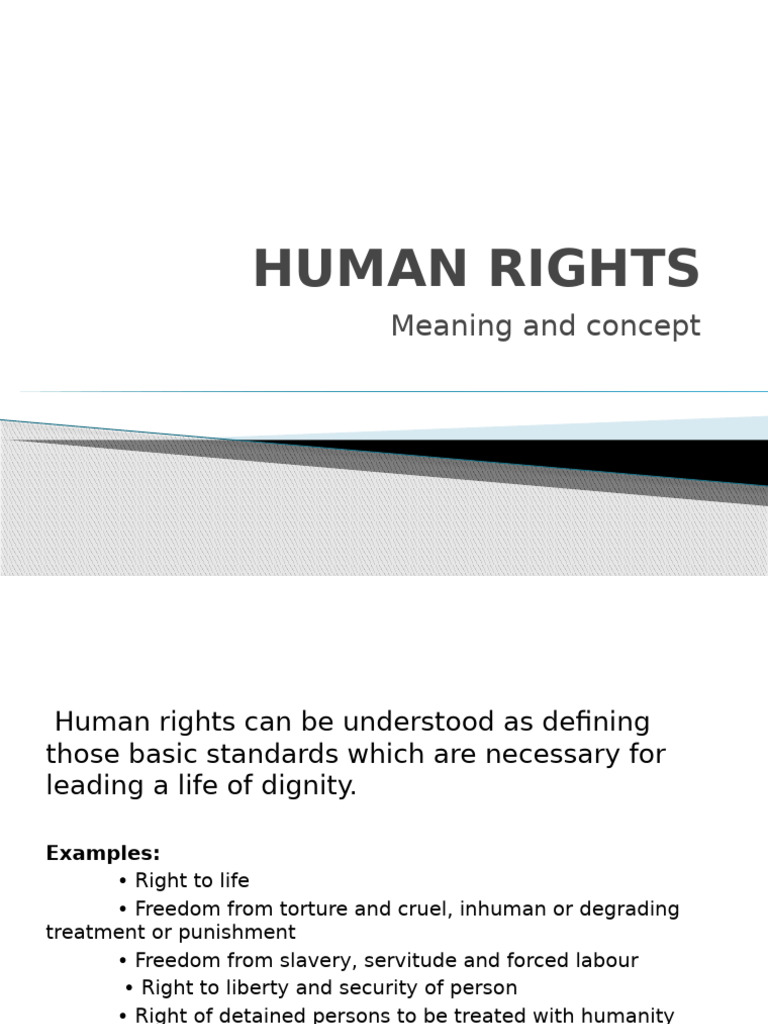 Human Rights Lecture 1 | PDF