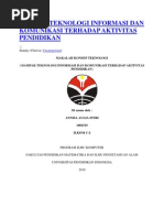 Download Dampak Teknologi Informasi Dan Komunikasi Terhadap Aktivitas Pendidikan by  SN88841265 doc pdf