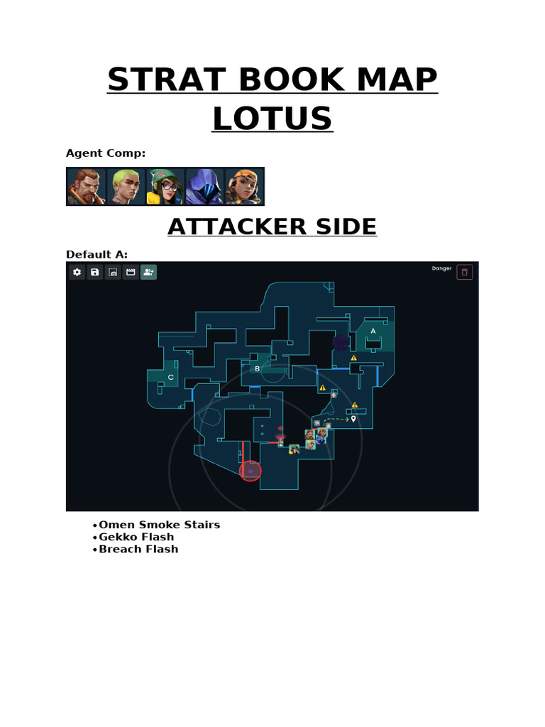 Lotus Map Strategies for Valorant | PDF