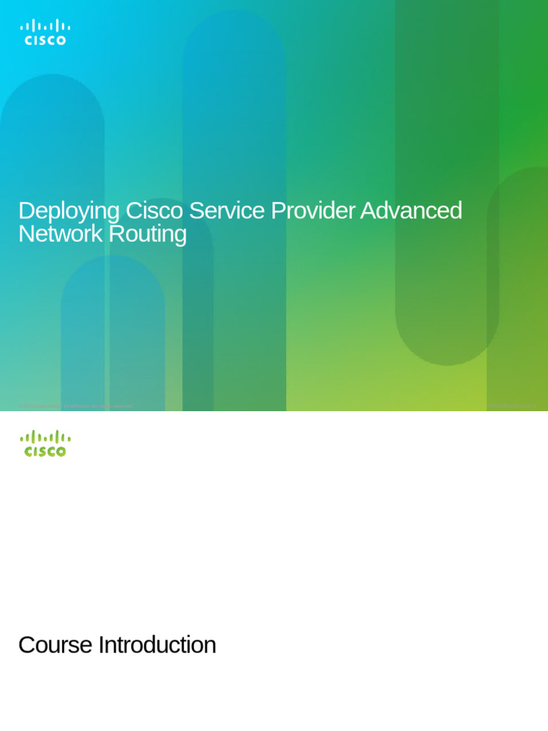 Cisco Advanced Network Routing Guide | PDF | Cisco Certifications ...
