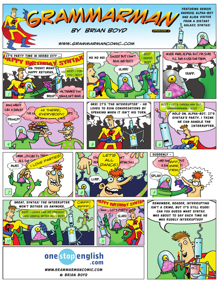 Grammarman 02 | PDF