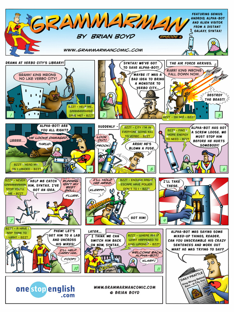 Grammarman 06 | PDF