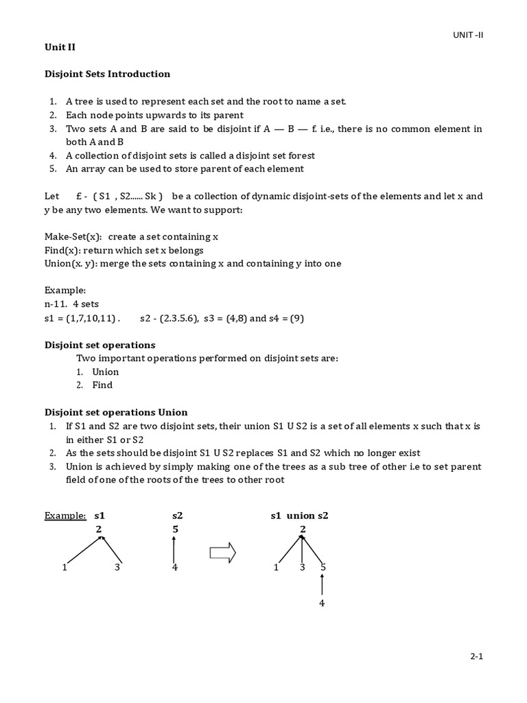 Disjoint Sets and Backtracking Algorithms | PDF | Time Complexity ...