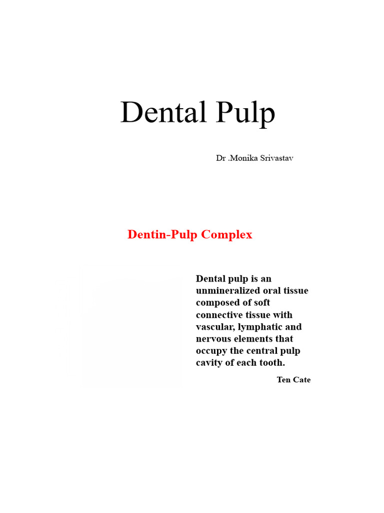 Understanding Dental Pulp Anatomy | PDF | Dental Anatomy ...