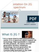 Presentation On 2G Spectrum: Presented By:-Aashish U.Jikar Shrikant R. Munghate