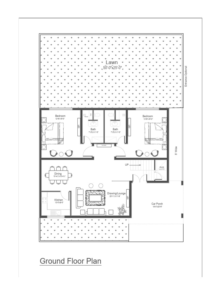 Ground Floor Plan Overview | PDF