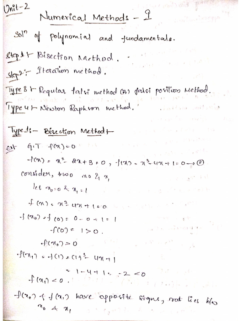 Numerical Integreatns Part 1 Notes | PDF