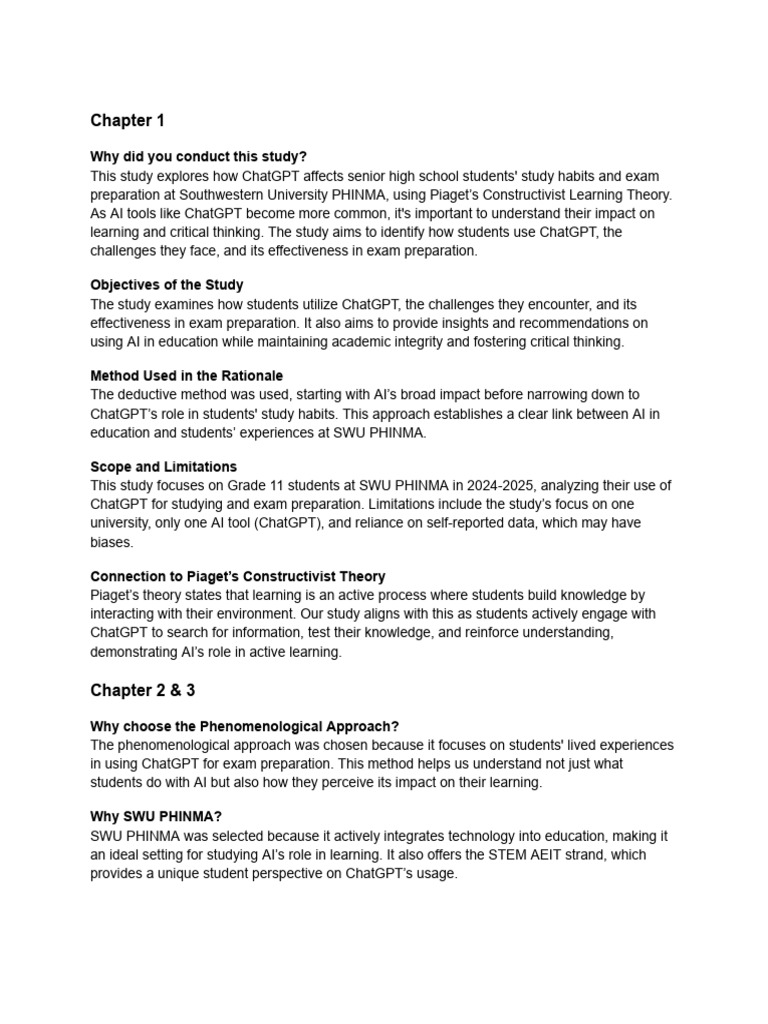 Impact of ChatGPT on Student Learning | PDF | Artificial Intelligence ...