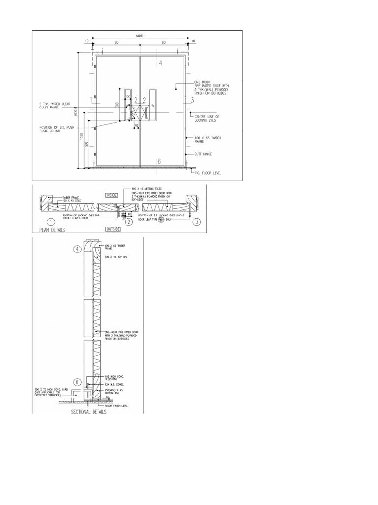 Fire Rated Door Reference 1 | PDF