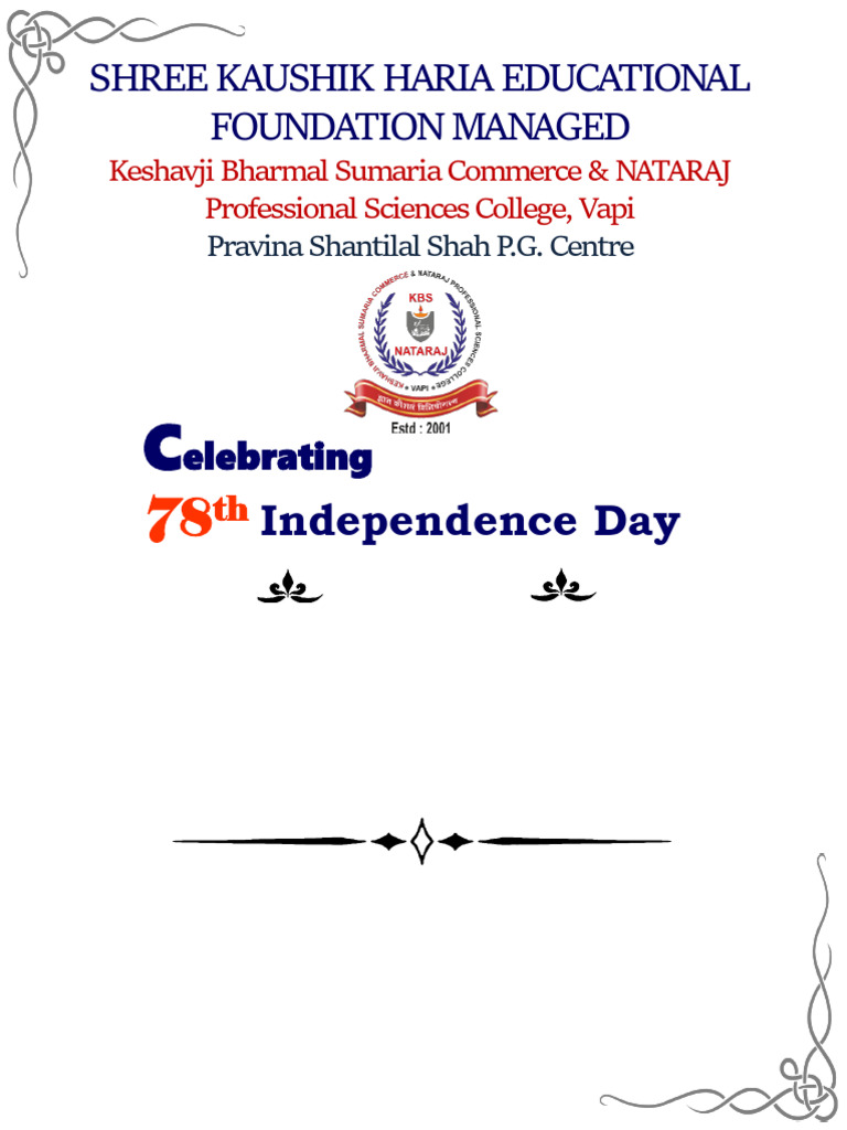 78th Independence Day Celebration Details | PDF