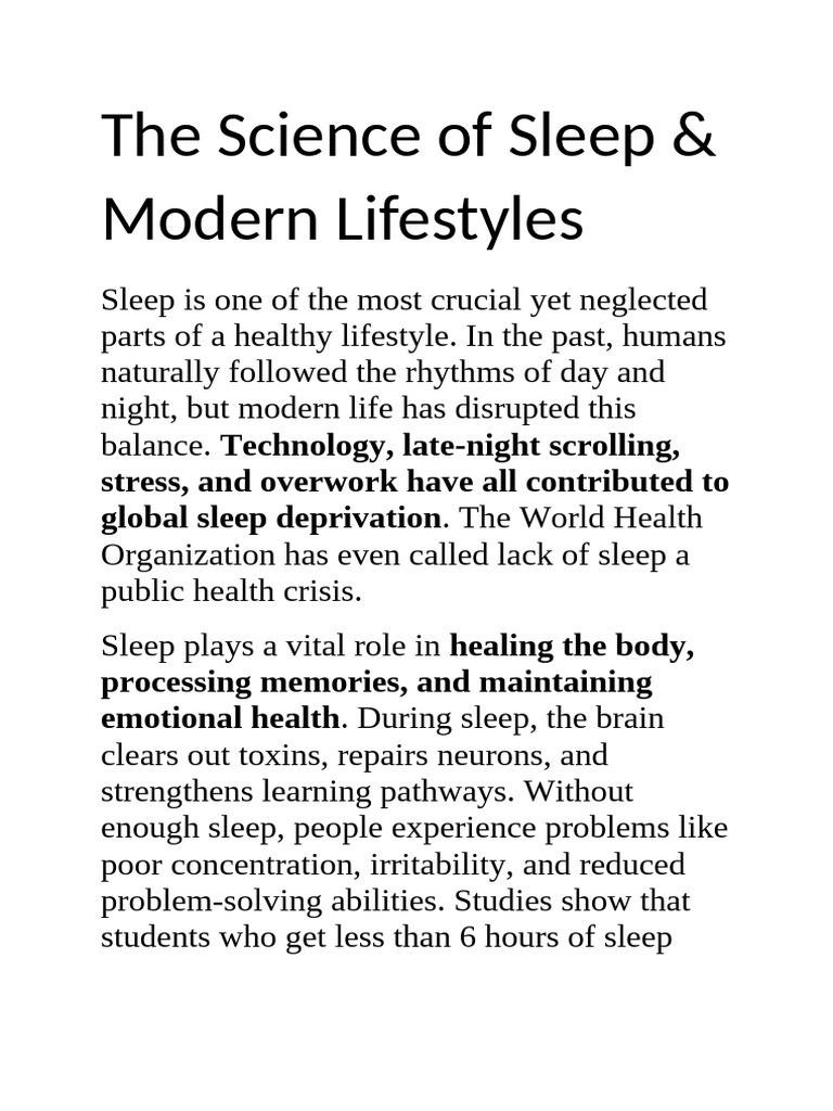 The Science of Sleep | PDF