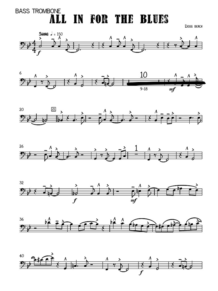 Bass Trombone - 2025-07-07 0945 | PDF | Popular Music | Jazz
