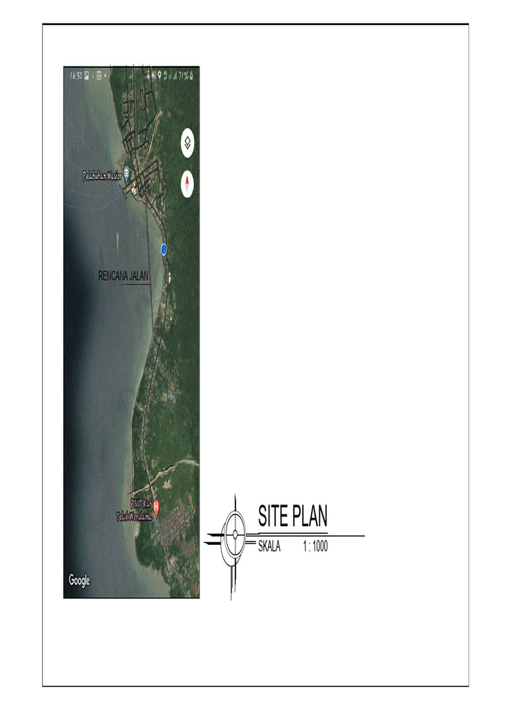 Site Plan: Rencana Jalan | PDF