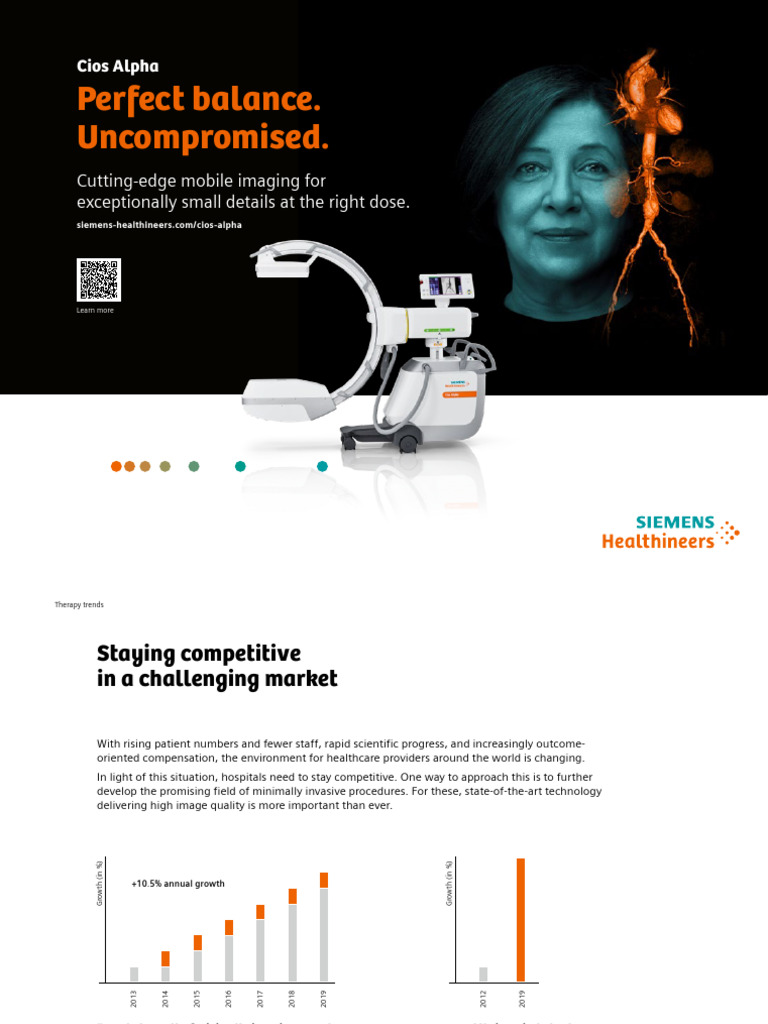 Cios Alpha: Mobile C-arm Imaging Solutions | PDF | Contrast (Vision)
