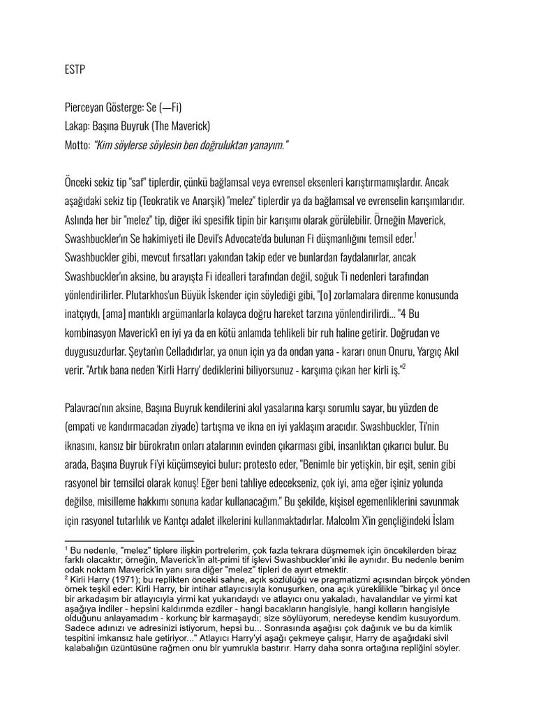 Estp TR | PDF