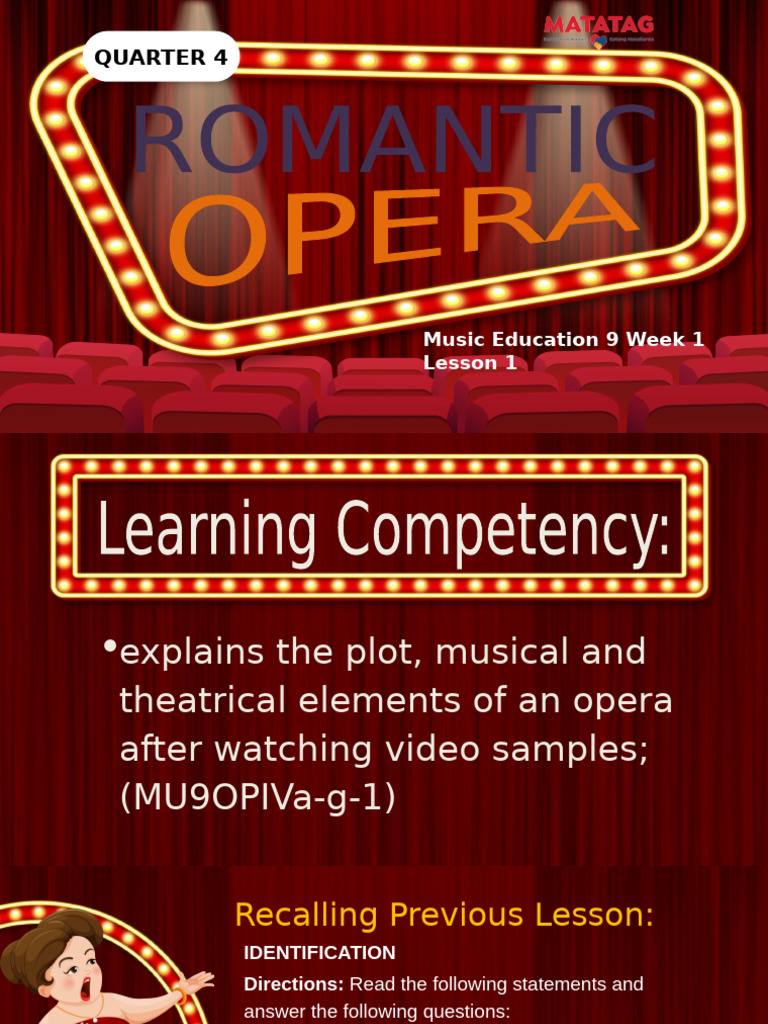 Introduction to Romantic Opera | PDF | Opera | Romanticism