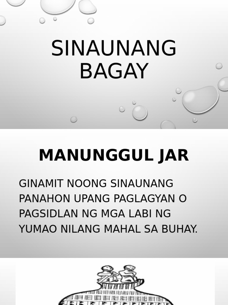 Sinaunang Bagay | PDF