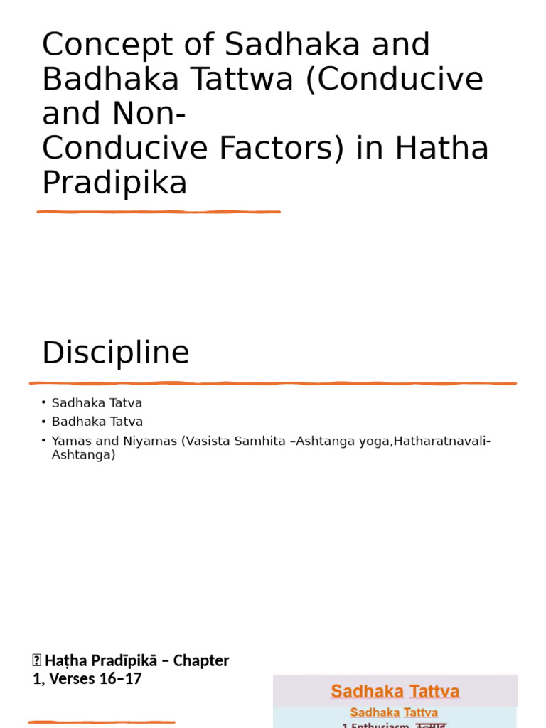 Sadhaka and Badhaka Tattva in Hatha Yoga | PDF | Hatha Yoga | Yoga