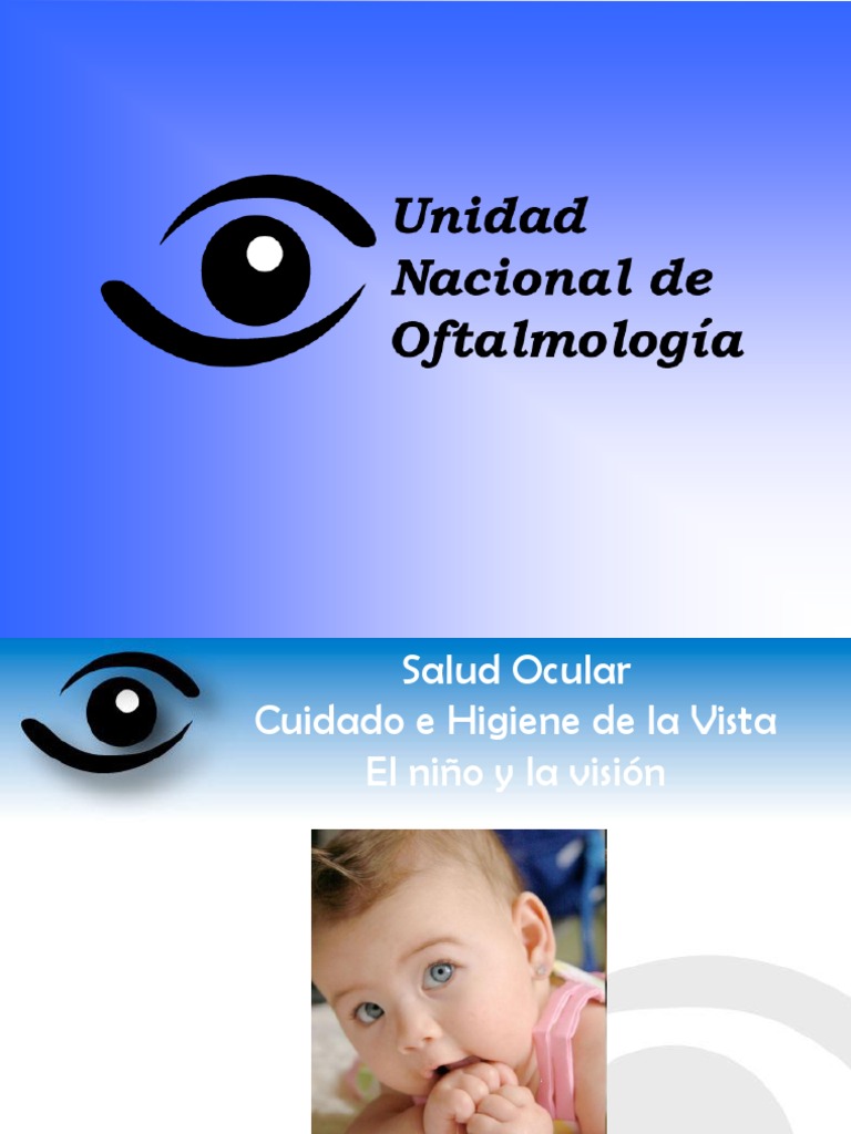 Salud Ocular. Cuidado e Higiene de La Vista. El Niño y La Visión | PDF ...
