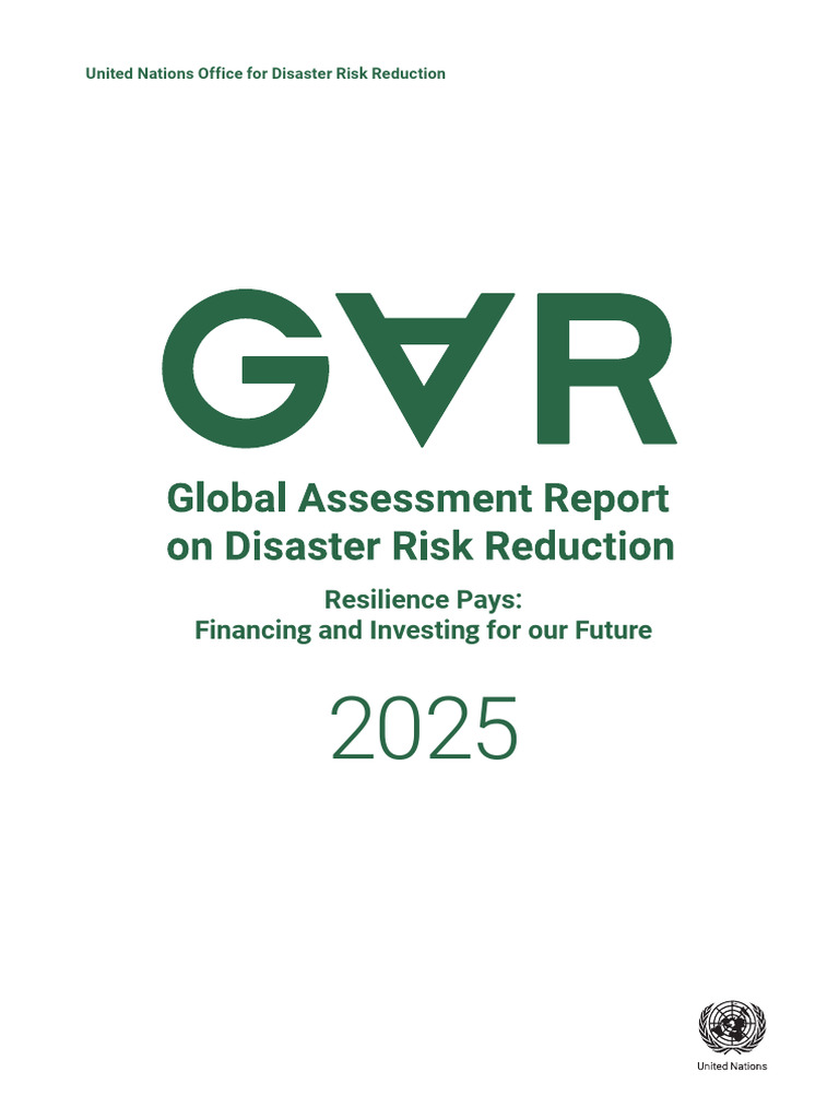 UNDRR GAR2025 Web Revised | PDF | Disaster Risk Reduction | Climate ...