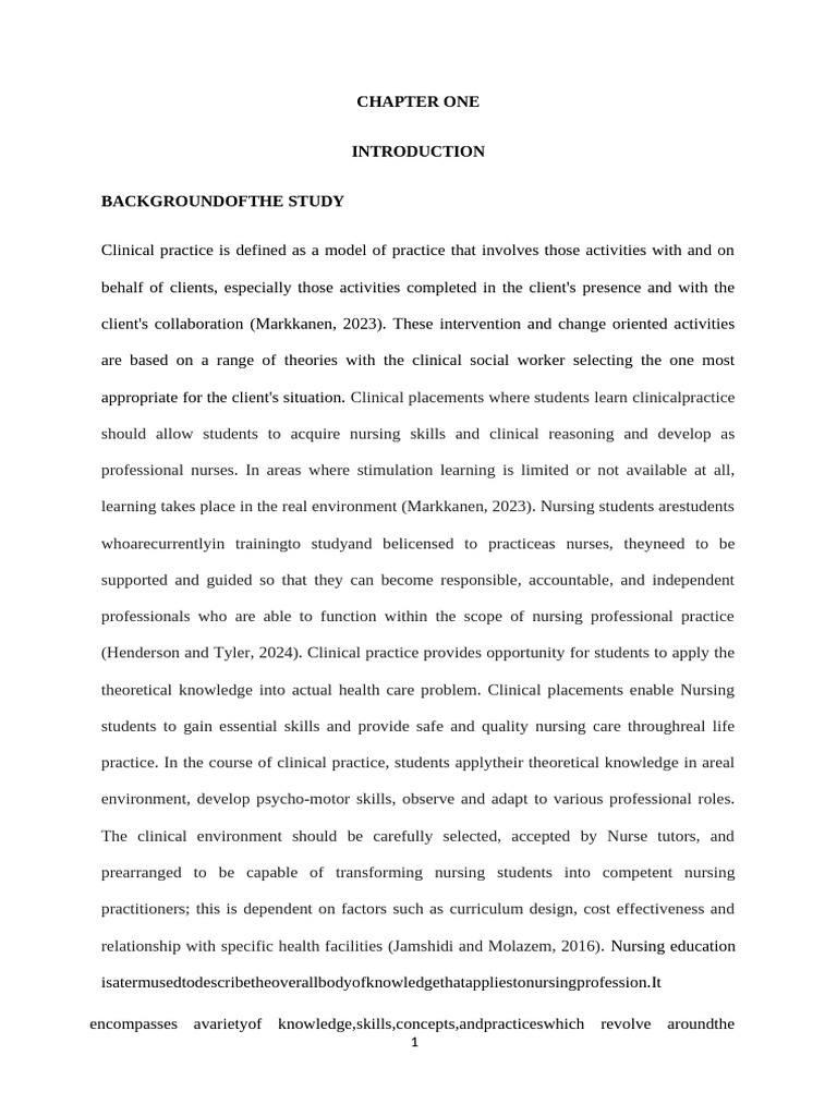 Factors Affecting Clinical Practice334 | PDF | Nursing | Medicine
