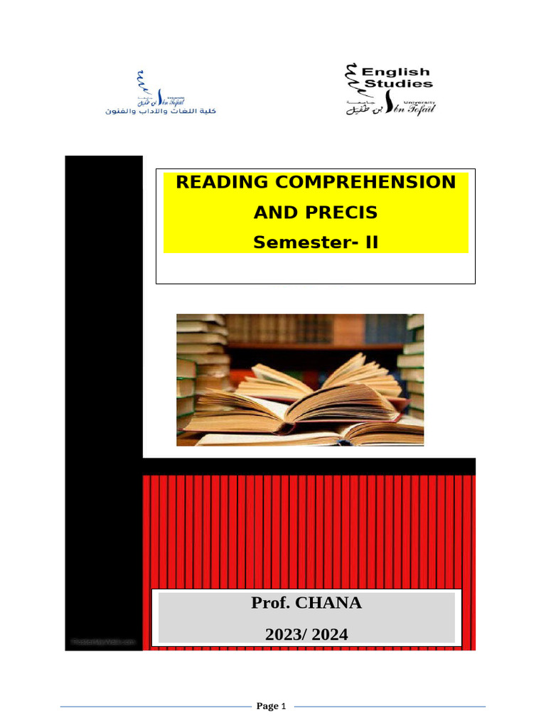 Advanced Reading Comprehension Skills | PDF | Thai Language | Tone ...