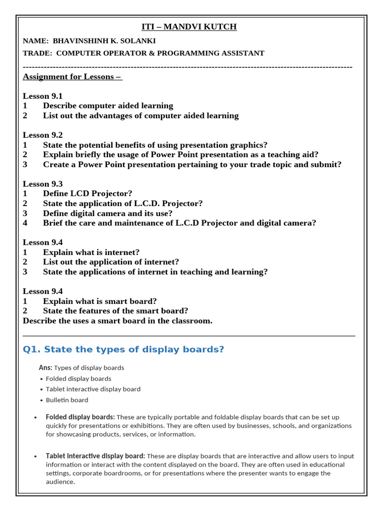 Computer Aided Learning and Tools | PDF | Educational Technology | Learning
