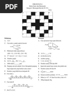 Silang Kata Ting 2 Terbaru (Soalan Dan Jawapan)