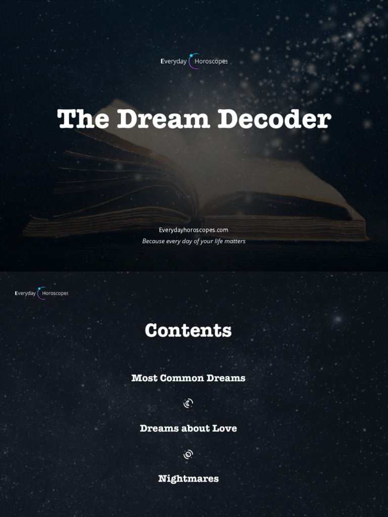 Dream Interpretations and Meanings | PDF | Bride | Love