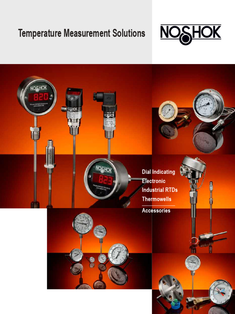 Temperature Measurement Solutions Overview | PDF | Thermometer | Materials
