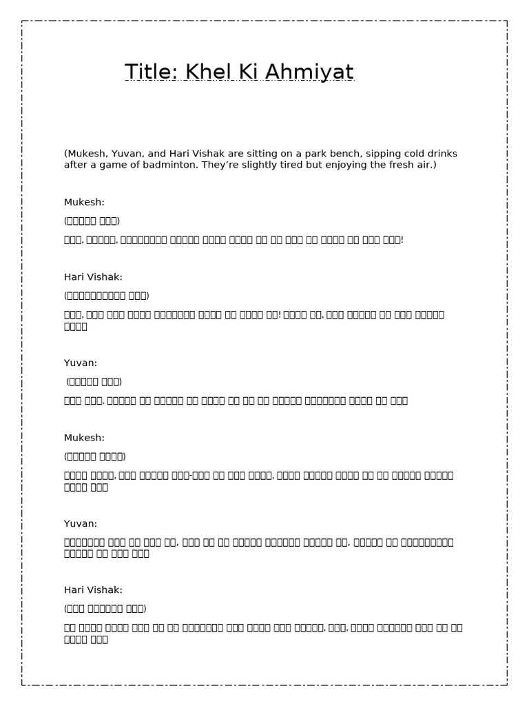 Bollywood Script 2 | PDF