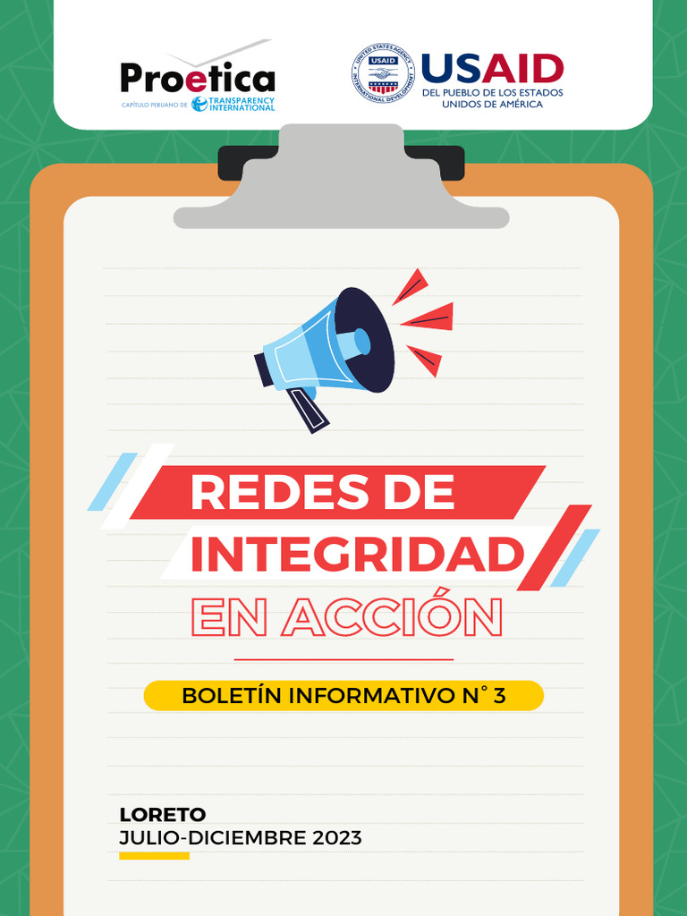 LORETO Boletín Informativo SEMESTRAL | PDF | Corrupción política ...
