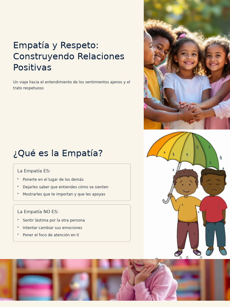 Empatía y Respeto en Relaciones Positivas | PDF | Empatía | regla de oro