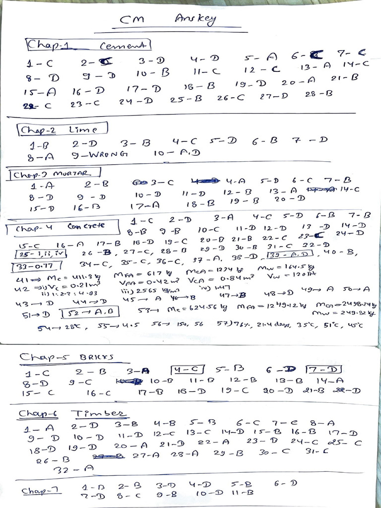 BMC Workbook Ans Key | PDF