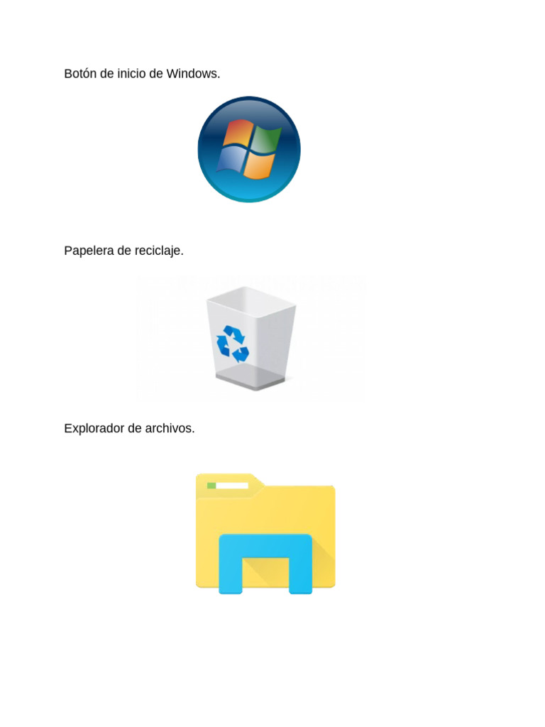 Album de Iconos de Windows | PDF