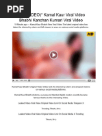 Kamal Kaur Bhabhi Viral Video Leak | PDF