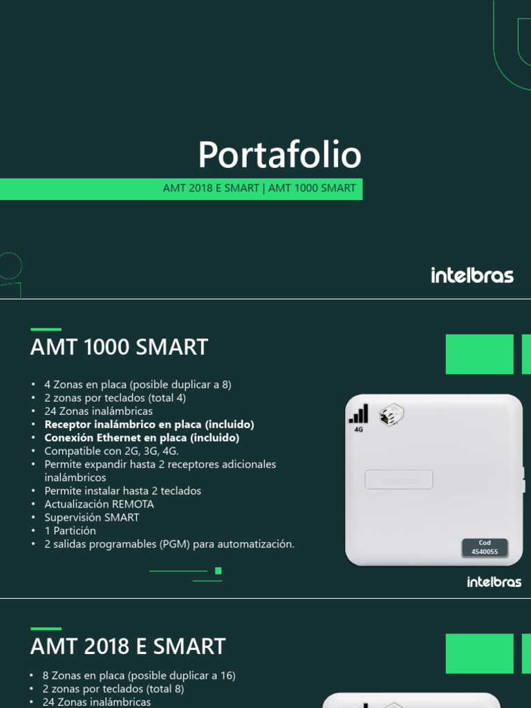 Portafolio AMT 2018 y 1000 SMART | PDF | Radio definida por software ...