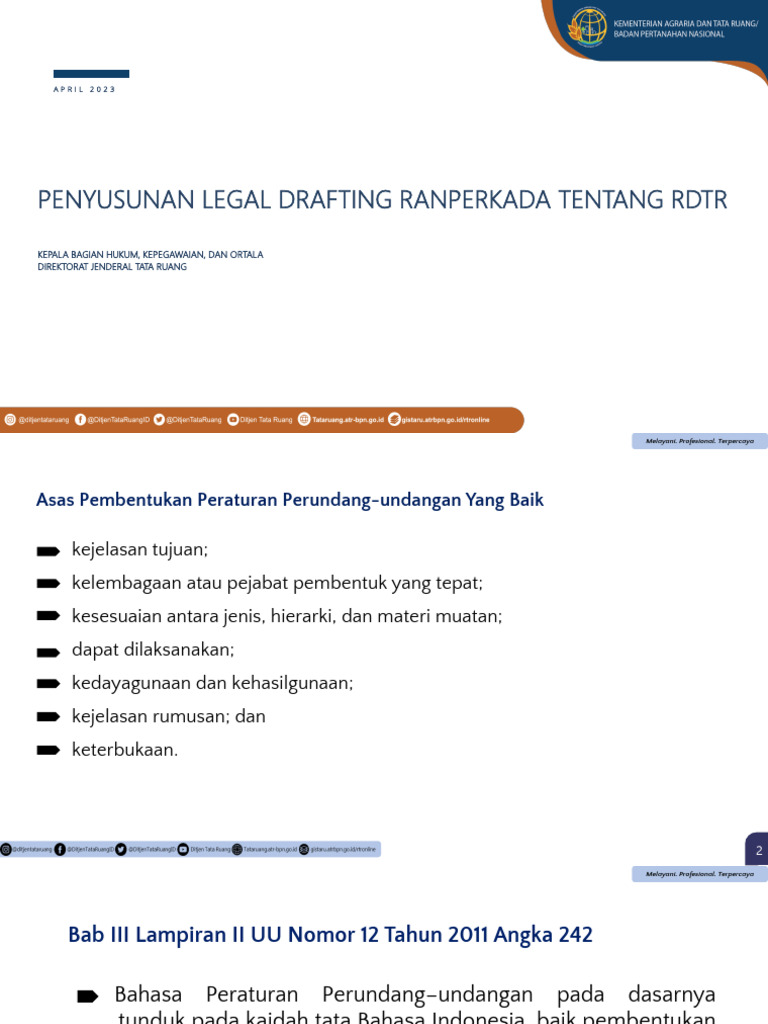 Penyusunan RDTR: Proses dan Ketentuan | PDF