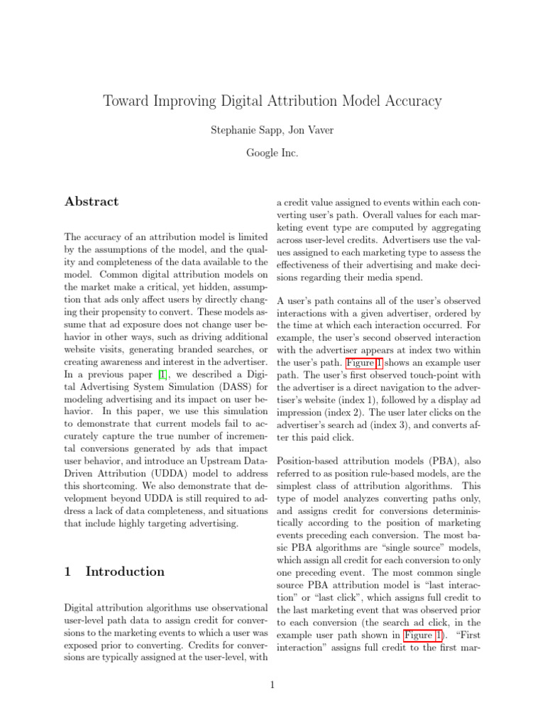 Enhancing Regression-Based Attribution | PDF | Simulation | Regression ...