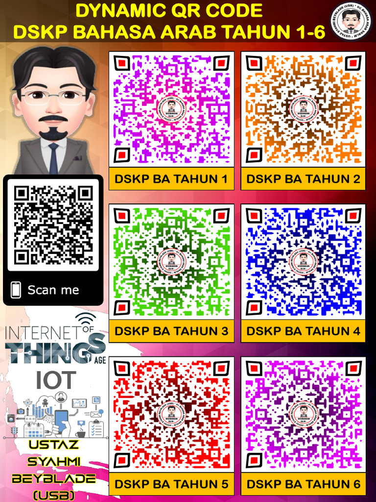 QR Code DSKP Bahasa Arab 2023 | PDF